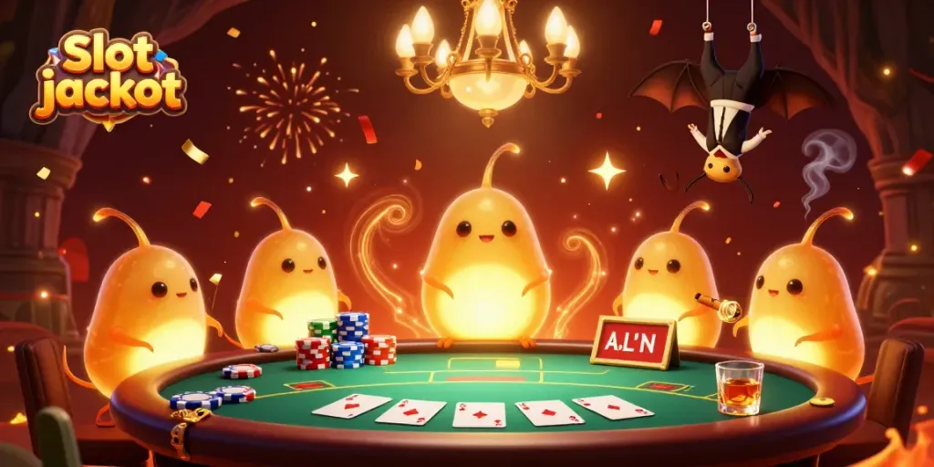 Experience the thrill of slot jackpot wins with vibrant glowworms lighting up a cave casino.